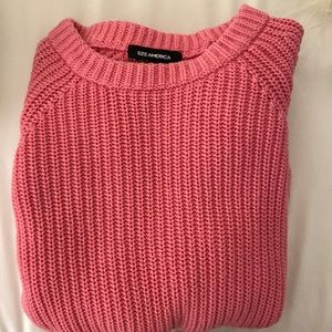 525 America pink sweater